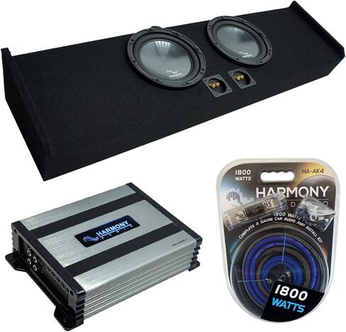 Harmony Audio Harmony HA-R124 Compatible with Ford F-150 2009-2020 Bundled with HA-A400.1 Amplifier and Dual 12" Custom Sub Box Enclosure in Saudi Arabia