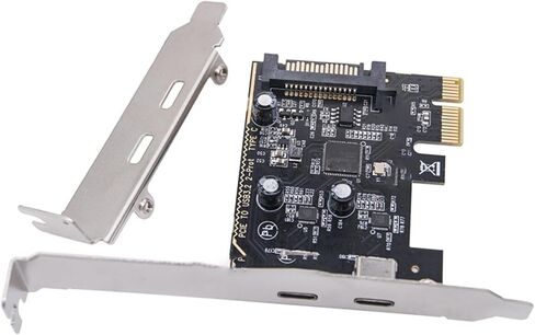 2Port PCIE interfaces Adapter Card Quick 5GBPs نقل البيانات تسهيل التثبيت لكتاب سطح المكتب مناسبًا على نطاق واسع التثبيت السهل التثبيت in Kuwait