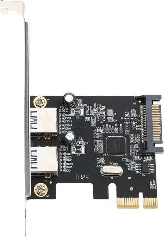 2Port PCIE interfaces Adapter Card Quick 5GBPs نقل البيانات تسهيل التثبيت لكتاب سطح المكتب مناسبًا على نطاق واسع التثبيت السهل التثبيت in Kuwait