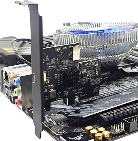 Multiports USB PCIE Expansion Card 10Gbps Data Transmission ASM3142 Chip Expansion Card for Gamers Enthusiasts Highly Speed Data Transfer in Kuwait