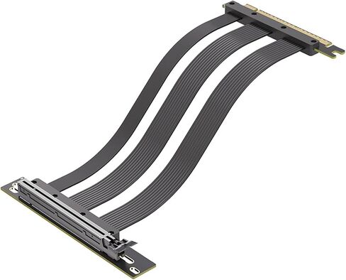 pieceIE5.0 X16 Risers Cable for Graphics, Highly Speed Flexible GPU Extender Risers Cable Extension 90Degree Angles 64GB/s in Saudi Arabia