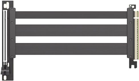 pieceIE5.0 X16 Risers Cable for Graphics, Highly Speed Flexible GPU Extender Risers Cable Extension 90Degree Angles 64GB/s in Saudi Arabia