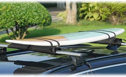 Huimeng Car Roof Rack Pads Rack Kayak Soft Roof For Surfboard Sup Boat Carrier مع الأشرطة in Saudi Arabia