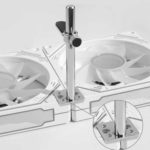 Aluminum Graphics Card Bracket Adjustable Height with Fan Mount for Stable GPU Positioning Aluminum Video Card Stand in Kuwait