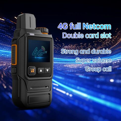 2 Units Global Walkie Talkies مجموعة غير محدودة على الصعيد الوطني PTT 4G LTE POC راديو بطارية طويلة - 5000 مللي أمبير في الساعة بطاقات SIM مع بطاقات SIM in Kuwait