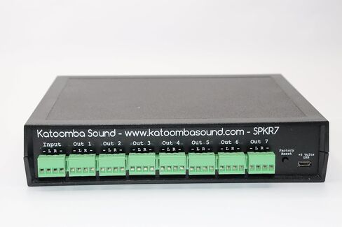 Smart Speaker Switch Selector Box - Seven Zones with Wi-Fi and Web Browser Control in Saudi Arabia