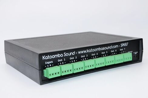 Smart Speaker Switch Selector Box - Seven Zones with Wi-Fi and Web Browser Control in Saudi Arabia