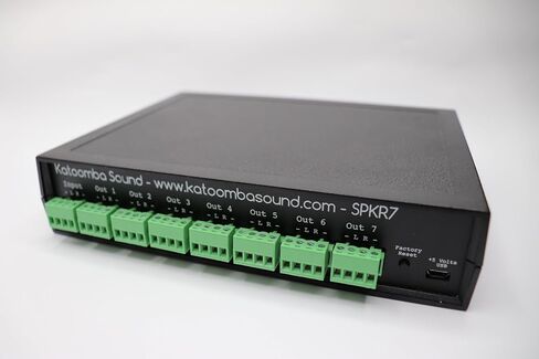 Smart Speaker Switch Selector Box - Seven Zones with Wi-Fi and Web Browser Control in Saudi Arabia