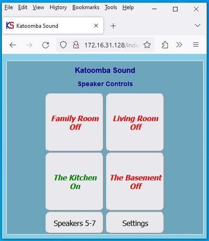 Smart Speaker Switch Selector Box - Seven Zones with Wi-Fi and Web Browser Control in Saudi Arabia