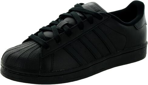 adidas Originals Superstars Running Shoe, Black, 6.5 M US Big Kid in Saudi Arabia