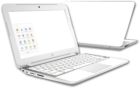 Mightyskins Skin Compatible with Hp Chromebook 11 (2015) Case Wrap Cover Sticker Skins Solid White in Saudi Arabia