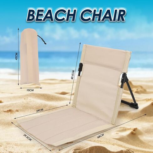 Gugxiom 2 Pcs Foldable Pool Chairs, Portable Outdoor Chair for Poolside, Beach Chairs for Beach Poolside Camping Picnic Lawn Accessories (White) in Saudi Arabia