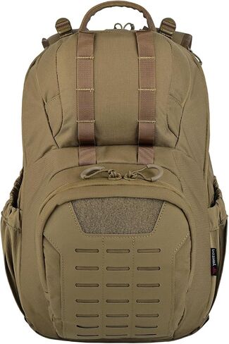 vAv YAKEDA 500D NylonTactical Military Backpack for Men,Fit 12.6-15.6 inches Laptop, Daily Bag for Hiking,hunting,running (Tan) in Kuwait