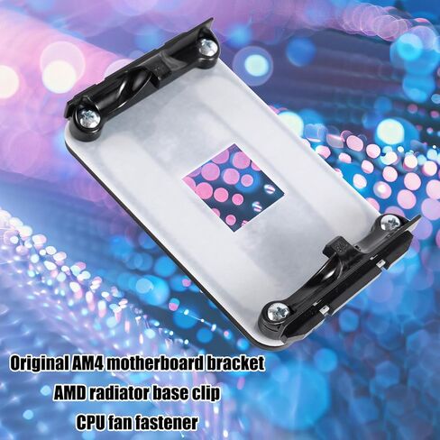 Backplate for AMD AM4, 3.54x2.13in Motherboard Mounting Holes Durable CPU Heatsink Bracket Fan Cooler Low Profile Board Plate Accessories Parts Compatible with AM4 Socket PC Computer in Saudi Arabia