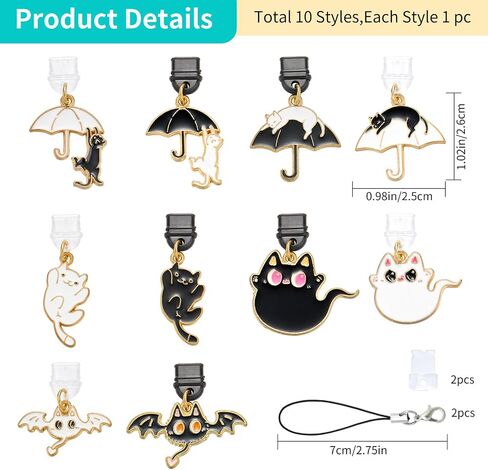 Anti Dust Plug Charm Type C USB C Dust Plug Charm with Alloy Enamel Aesthetics Pendant Cute Charging Port Protector for Phone Accessories in Saudi Arabia