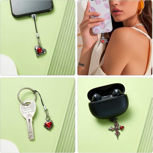 Anti Dust Plug Charm Type C USB C Dust Plug Charm with Alloy Enamel Aesthetics Pendant Cute Charging Port Protector for Phone Accessories in Saudi Arabia