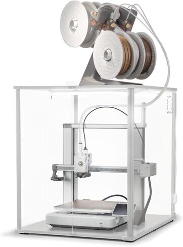 FNATR #02 Box 3D Printer Enclosure Ender 3 Enclosure Prusa Enclosure Bambu Lab Enclosure LED Light HEPA Filter Fan for Creality Ender 3 S1/Prusa MK4/MK3S+/Bambu Lab P1P/Ankermake M5 in Kuwait