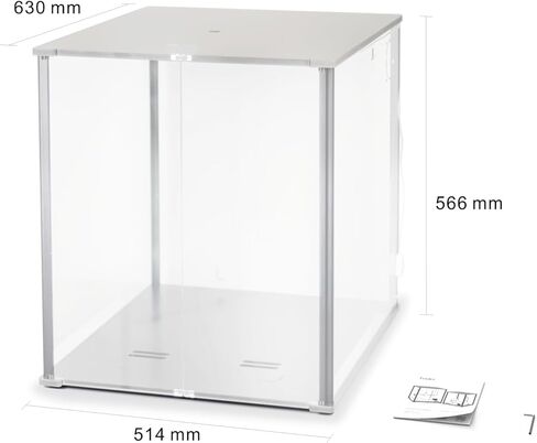 FNATR #02 Box 3D Printer Enclosure Ender 3 Enclosure Prusa Enclosure Bambu Lab Enclosure LED Light HEPA Filter Fan for Creality Ender 3 S1/Prusa MK4/MK3S+/Bambu Lab P1P/Ankermake M5 in Kuwait