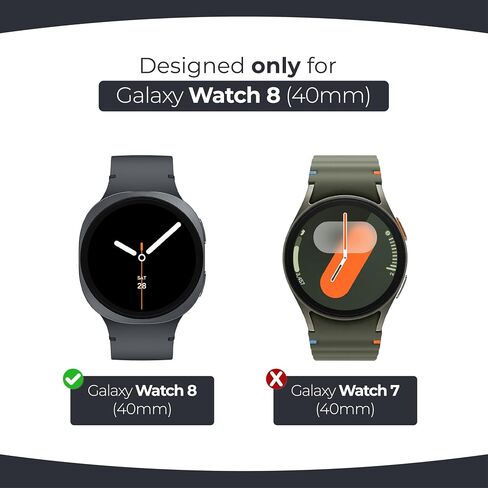 Armorsuit 6 Pack for Samsung Galaxy Watch 8 (40mm) anti -glare screen protector MilitaryShield Matte Milit - Made in USA in Saudi Arabia