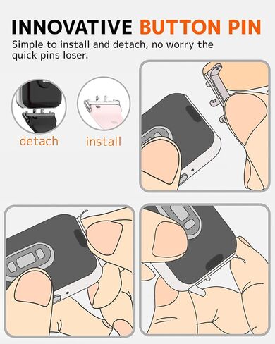 NINKI 22MM Watch Band Connectors for Samsung Galaxy Watch 8 40mm/44mm 2025 & Galaxy Watch 8 Classic Strap Adapter,Metal Replaceable Stainless Steel Connection for Galaxy Watch 8 Band Adapters Silver in Saudi Arabia