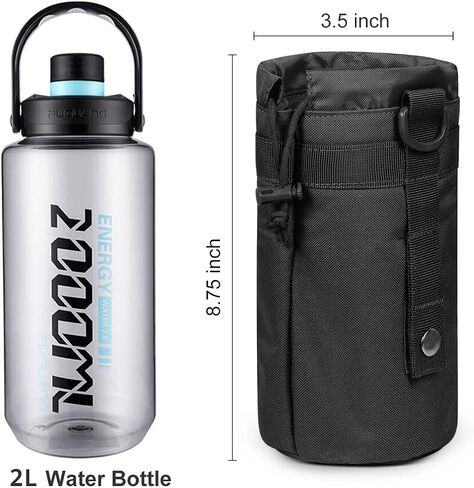 Gogoku 3 Pack Molle Pouch Combo Water Bottle Pouch Holder Tactical Molle Pouches Compact Utility Waist Bag Pack in Saudi Arabia