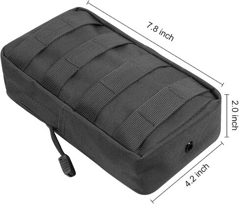 Gogoku 3 Pack Molle Pouch Combo Water Bottle Pouch Holder Tactical Molle Pouches Compact Utility Waist Bag Pack in Saudi Arabia