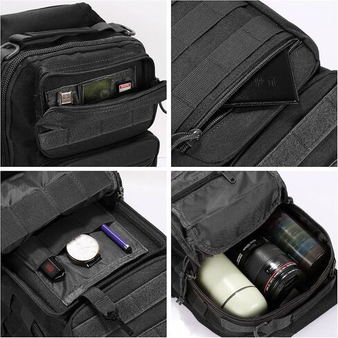 Gogoku 3 Pack Molle Pouch Combo Water Bottle Pouch Holder Tactical Molle Pouches Compact Utility Waist Bag Pack in Saudi Arabia