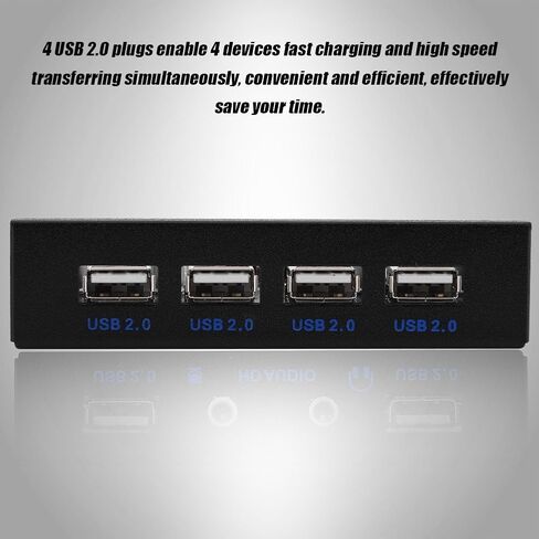 اللوحة الأمامية المرنة ، USB2.0 Floppy Front Panel 3.5 Metal Construction Floppy Bay 9 Pin to 4 Interface USB 2.0 Hub ، التوصيل والتشغيل ، ونقل مقاطع الفيديو ، والموسيقى ، والصور ، وملفات البيانات على in Saudi Arabia