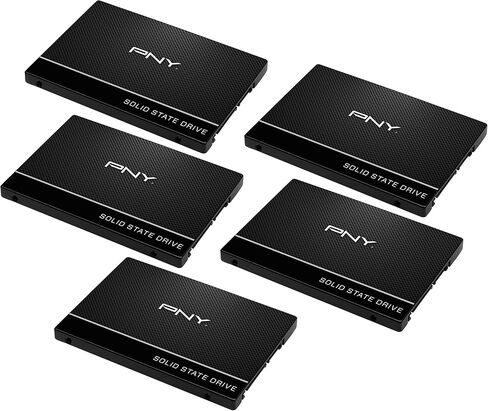 PNY CS900 250GB 3D NAND 2.5" SATA III Internal Solid State Drive (SSD) - (SSD7CS900-250-RB) (Pack of 2) in Saudi Arabia