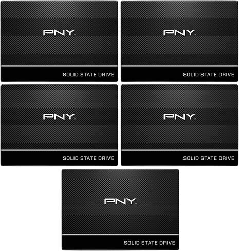 PNY CS900 250GB 3D NAND 2.5" SATA III Internal Solid State Drive (SSD) - (SSD7CS900-250-RB) (Pack of 2) in Saudi Arabia