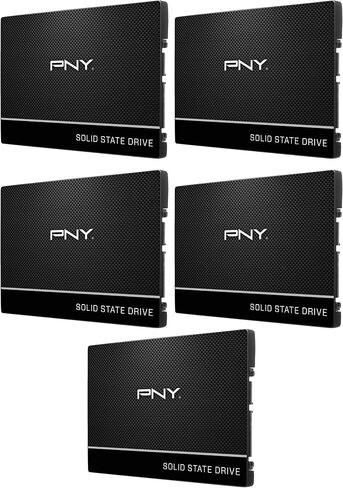PNY CS900 250GB 3D NAND 2.5" SATA III Internal Solid State Drive (SSD) - (SSD7CS900-250-RB) (Pack of 2) in Saudi Arabia