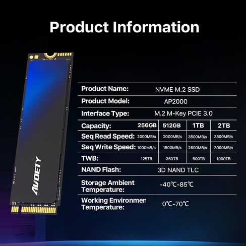 SSD 1TB - M.2 NVMe PCIe Gen4x4 with Graphite Sheet, up to 7401MB/s Read, SLC Cache TLC 3D NAND Gaming SSD, Compatible with PS5, Laptop ＆ PC in Saudi Arabia