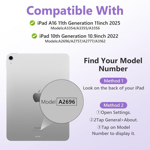 CC Store for ipad A16 11th 10th Generation Case with Keyboard, Folio Cover in Saudi Arabia