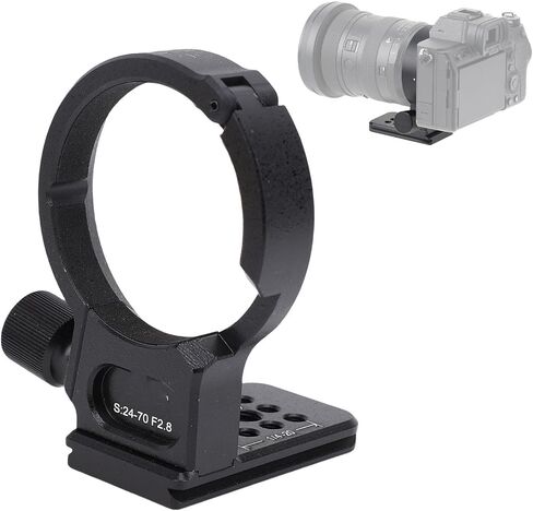 قوس دعم طوق العدسات ، قاعدة كبيرة من الخيوط المتضخمة لـ 24-70 مم F2.8 DG DN ART ، 85 مم F1.4 DG DN ، مع 1/4 "و 3/8" يتصاعد in Kuwait