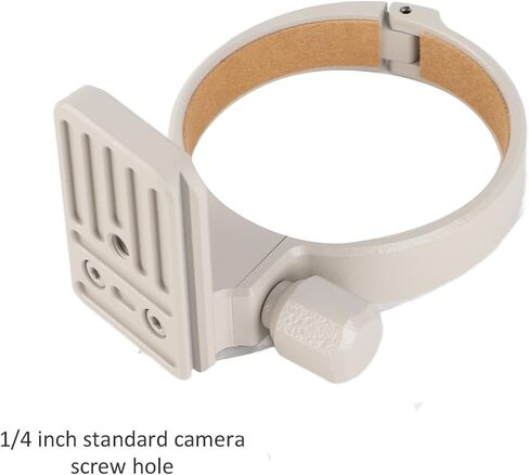 Tbest Metal Lens Mount Replacement Aluminum Alloy CNC Precision Durable Tripod for FE 70200mm F4 G OSS SEL70200G White 1PCS in Saudi Arabia