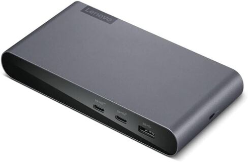 Lenovo Docking Station USB-C Universal Business Dock-عرض مزدوج (1 DP 1.4 و 1 HDMI 2.0)-شحن 65W لجهاز الكمبيوتر المحمول (محول طاقة 90W)-منافذ 3x USB-A & 2X USB-C (متجددة) in Saudi Arabia