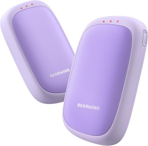 Electric Hand Warmers Rechargeable - 2 Pack Magnetic Pocket Heater Handwarmers with AI Chips, Portable Hunting Gear, Reusable Winter Essentials, Gift Ideas for Men, Women, Outdoor in Saudi Arabia