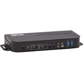 Tripp Lite 2 Port Displayport USB KVM Switch ، منفذ DP DP USB KVM Switch ، 4K 60 Hz ، HDR ، HDCP 2.2 ، DP 1.4 ، USB 3.0 Cables ، Black (B005-DPUA2-K) in Saudi Arabia