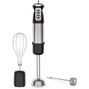 غمر الخلاط المحمول باليد للمطبخ ، 3 في 1 خلاط يدوي كهربائي محمول ، خلاط مستحلب يدوي عصا مع خفقت وحليب لخطأ الأطفال ، عصير ، هريس ، حساء ، صلصات in Kuwait