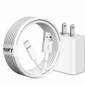 USB A to Micro USB Cable 10ft USB Charging Block 5v 2a Power Adapter Compatible fo Samsung Galaxy Tab A, E, S, S2, 3, 4, 7.0" 8.0" 8.4" 9.6" 9.7" 10.1" 10.5" LTE Samsung Tablet Charger Micro Cord Port in Saudi Arabia