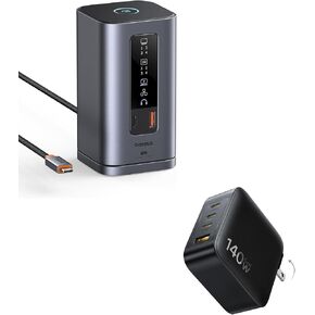 Baseus Docking Station, Spacemate(Win) 11 in 1 & Baseus PD3.1 140W USB C Charger, PPS Fast Charger Type C in Kuwait