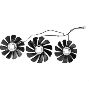 85 مم 95 مم FY010010M12LPA DC12V 0.45A استبدال المروحة المبرد متوافق مع RX 5700 5800 5900XT RX5700 RX5800 Card Card Card in Kuwait