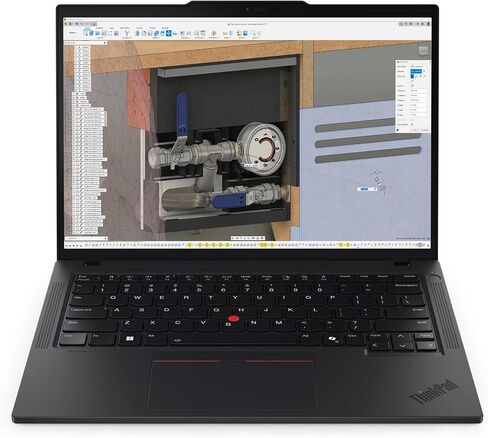 Lenovo ThinkPad P14s Gen 6 Laptop with AMD Ryzen AI 7 PRO 350 Processor and Copilot +, 14" 2.8K OLED VRR 30-120Hz Touchscreen Display, with 64GB DDR5-5600MT/s Memory, 1TB SSD, Wi-Fi 7, and Win 11 Pro in Kuwait