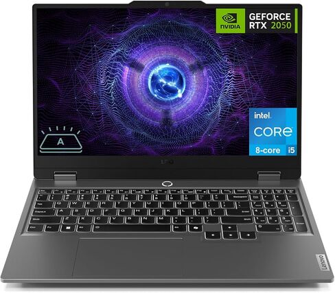Lenovo LOQ Gaming Laptop, 15.6" FHD 144Hz Display, 8-core Intel Core i5-12450HX Processor, GeForce RTX 2050, 32GB DDR5, 1TB SSD, Wi-Fi 6, Ethernet, USB-C, HDMI, Backlit Keyboard, Windows 11 Home in Saudi Arabia