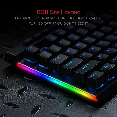 Redragon K580 Vata RGB LED لوحة مفاتيح الألعاب الميكانيكية الخلفية و M690 Pro Wireless Gaming Mouse Bundle in Kuwait