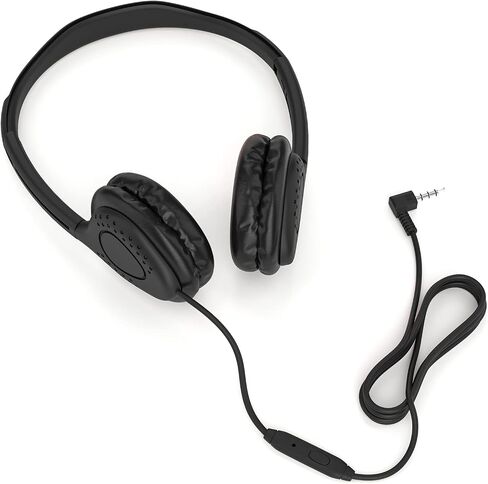 Maeline Bulk Headphones with Microphone, 10 Pack Multicolor Wired On-Ear Headsets – 3.5mm Jack, Leatherette Cushions, Adjustable Headband – for Classrooms, Libraries, Remote Learning, Office in Kuwait