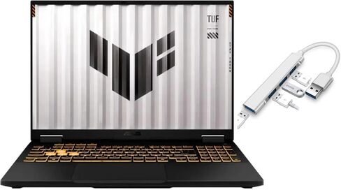 ASUS TUF 16 "FHD+ 165Hz Gaming Laptop | Intel Core I7-14650HX | NVIDIA GEFORCE RTX 5060 | Backlit | Backlit | 32GB RAM DDR5 | 1024GB SSD | in Saudi Arabia
