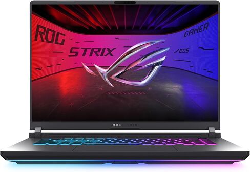 ASUS ROG Strix G16 (2025) Gaming Laptop, 16" FHD+ 16:10 165Hz/3ms Display, NVIDIA® GeForce RTX™ 5050 Laptop GPU, Intel® Core™ i7 Processor 14650HX, 16GB DDR5, 1TB PCIe Gen 4 SSD, Wi-Fi 7, Win 11 Home in Saudi Arabia