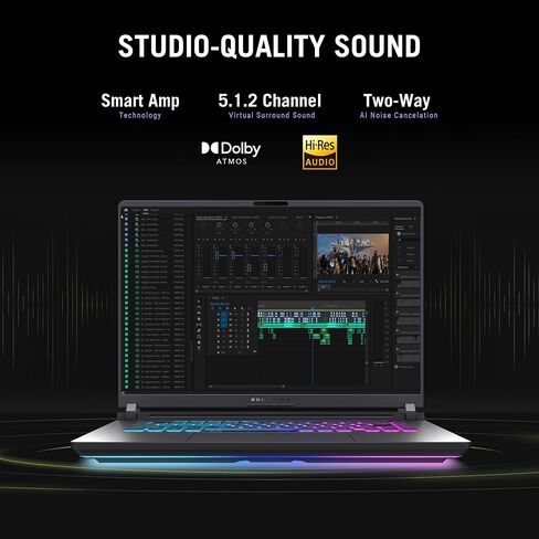 ASUS ROG Strix G16 (2025) Gaming Laptop, 16" FHD+ 16:10 165Hz/3ms Display, NVIDIA® GeForce RTX™ 5050 Laptop GPU, Intel® Core™ i7 Processor 14650HX, 16GB DDR5, 1TB PCIe Gen 4 SSD, Wi-Fi 7, Win 11 Home in Saudi Arabia