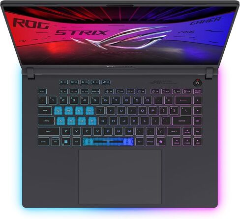 ASUS ROG Strix G16 (2025) Gaming Laptop, 16" FHD+ 16:10 165Hz/3ms Display, NVIDIA® GeForce RTX™ 5050 Laptop GPU, Intel® Core™ i7 Processor 14650HX, 16GB DDR5, 1TB PCIe Gen 4 SSD, Wi-Fi 7, Win 11 Home in Saudi Arabia